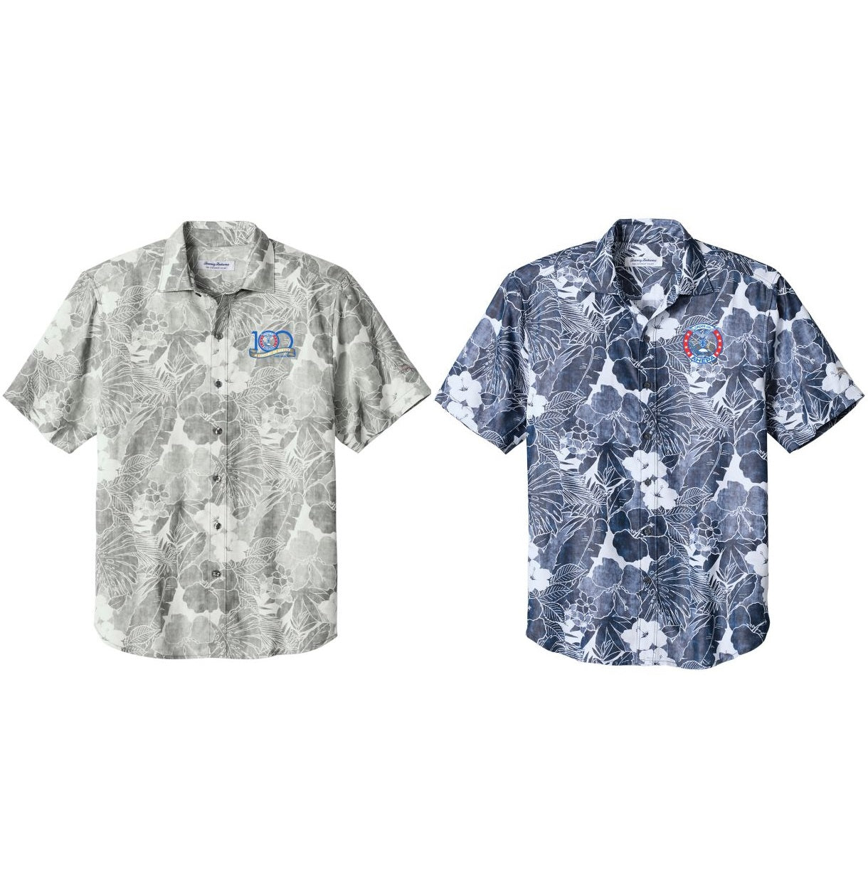 Tommy Bahama Men's Coconut Point Playa Flora Short Sleeve Shirt