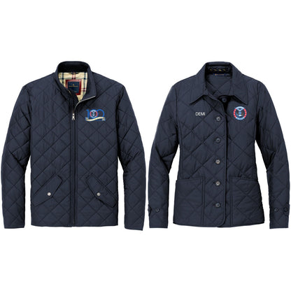 Brooks Brothers Men's and Ladies Quilted Jacket - Night Navy